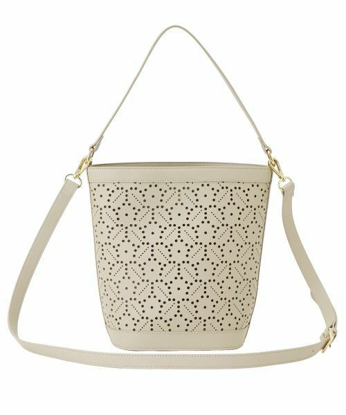 Leilian / レリアン ハンドバッグ | アイレット柄2WAYバケットバッグ | 詳細5