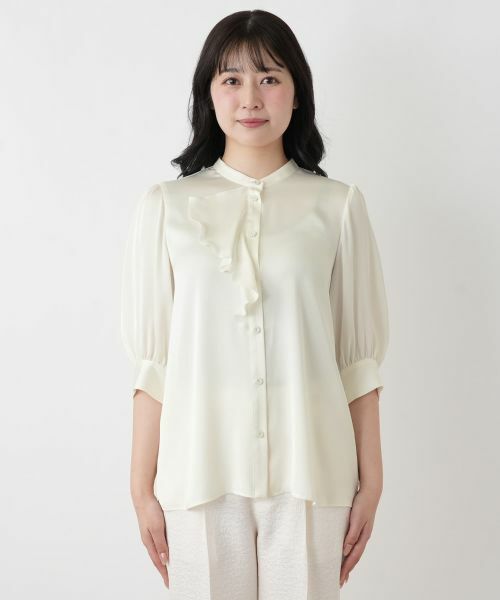 Leilian / レリアン シャツ・ブラウス | ラッフルボウタイブラウス | 詳細10