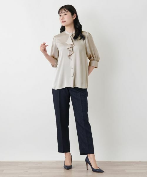 Leilian / レリアン シャツ・ブラウス | ラッフルボウタイブラウス | 詳細3