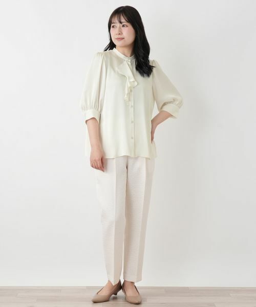 Leilian / レリアン シャツ・ブラウス | ラッフルボウタイブラウス | 詳細7