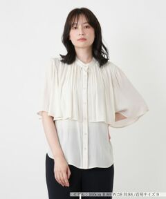 Leilian / レリアン シャツ・ブラウス | レイヤード風バンドカラーブラウス