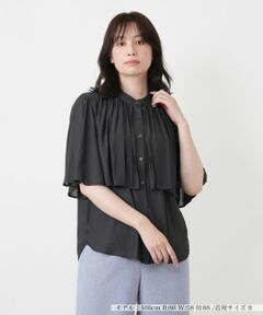 Leilian / レリアン シャツ・ブラウス | レイヤード風バンドカラーブラウス