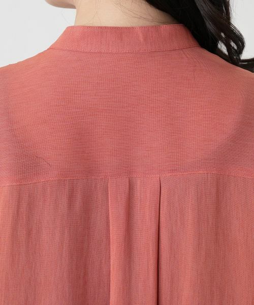 Leilian / レリアン シャツ・ブラウス | レイヤード風バンドカラーブラウス | 詳細14