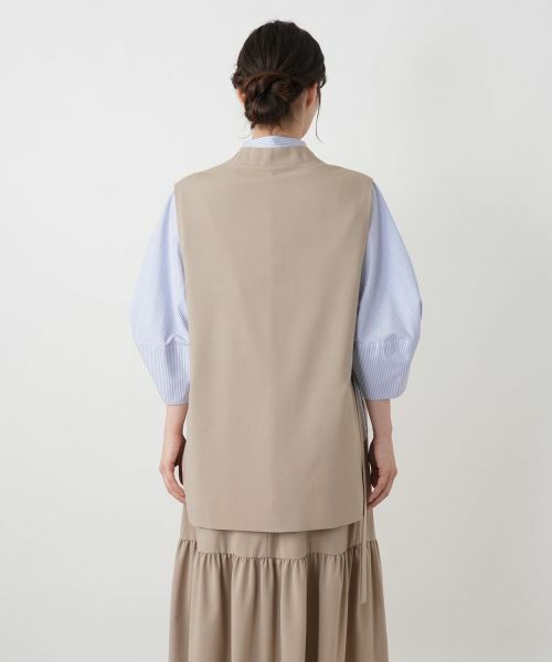 Leilian / レリアン テーラードジャケット | Vネックダブルベスト【BOURGE】 | 詳細12