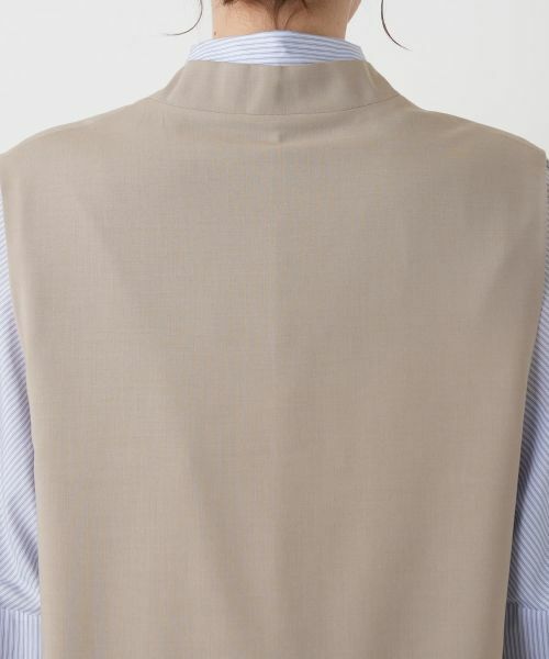 Leilian / レリアン テーラードジャケット | Vネックダブルベスト【BOURGE】 | 詳細14