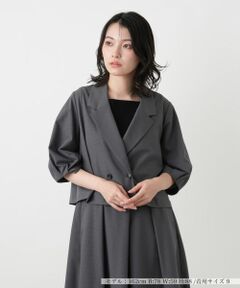 Leilian / レリアン テーラードジャケット | ダブルボリュームスリーブジャケット