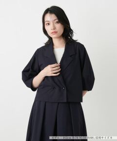 Leilian / レリアン テーラードジャケット | ダブルボリュームスリーブジャケット