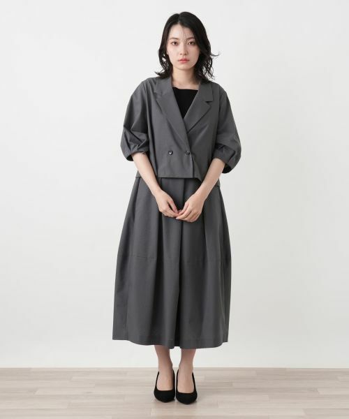 Leilian / レリアン テーラードジャケット | ダブルボリュームスリーブジャケット | 詳細1