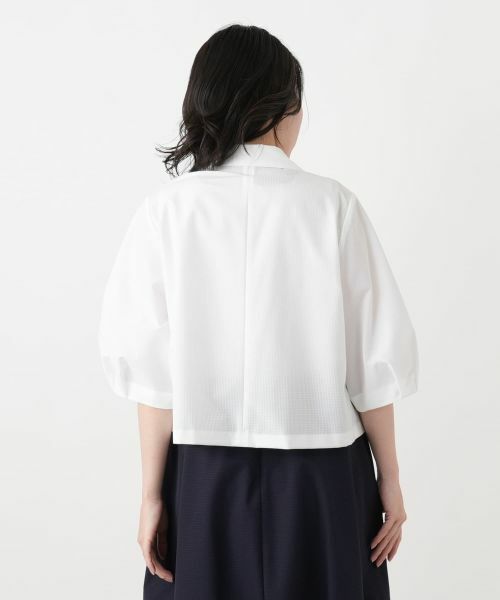 Leilian / レリアン テーラードジャケット | ダブルボリュームスリーブジャケット | 詳細12