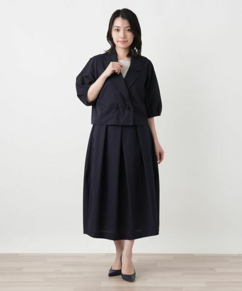 Leilian / レリアン テーラードジャケット | ダブルボリュームスリーブジャケット | 詳細4