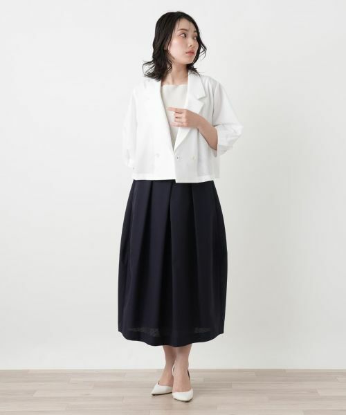 Leilian / レリアン テーラードジャケット | ダブルボリュームスリーブジャケット | 詳細7