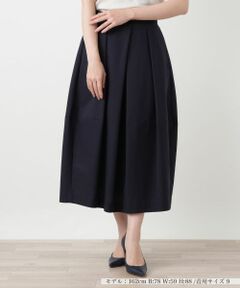 Leilian / レリアン ミニ・ひざ丈スカート | バルーンプリーツスカート