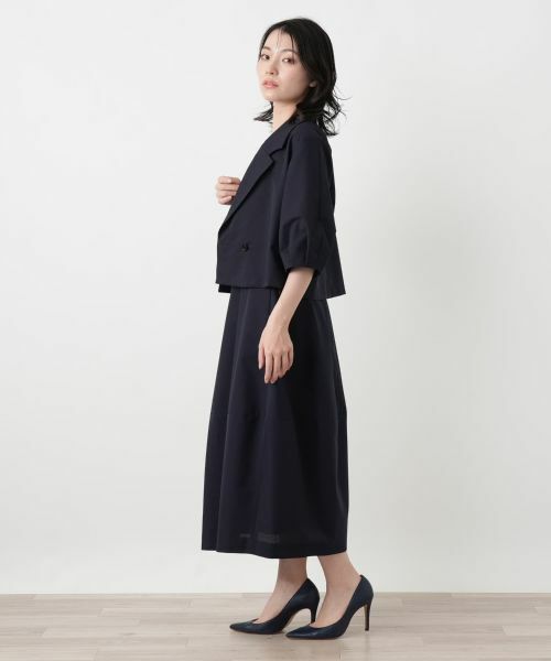 Leilian / レリアン ミニ・ひざ丈スカート | バルーンプリーツスカート | 詳細2