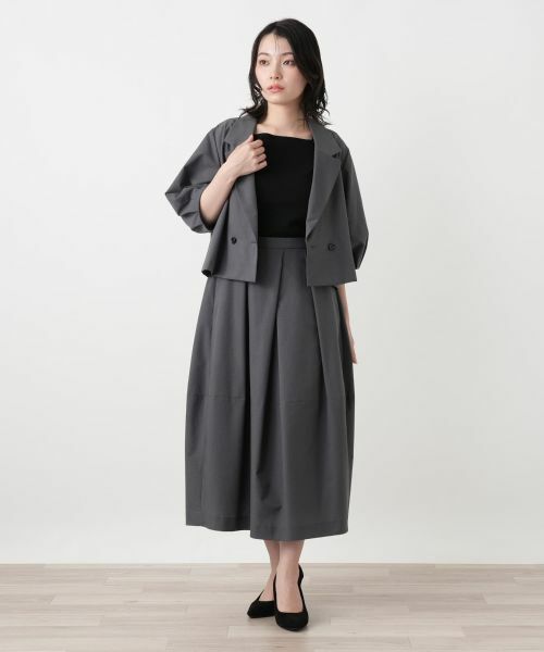 Leilian / レリアン ミニ・ひざ丈スカート | バルーンプリーツスカート | 詳細4