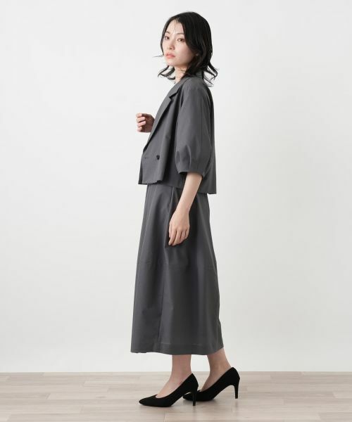 Leilian / レリアン ミニ・ひざ丈スカート | バルーンプリーツスカート | 詳細5