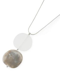 Leilian / レリアン ネックレス・ペンダント・チョーカー | ダブルストーンモチーフロングネックレス