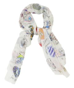 Leilian / レリアン マフラー・ショール・スヌード・ストール | シルク混プリントストール【FALIERO SARTI】