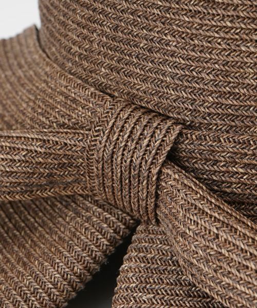 Leilian / レリアン ハット | バックリボンペーパーバケットハット | 詳細3