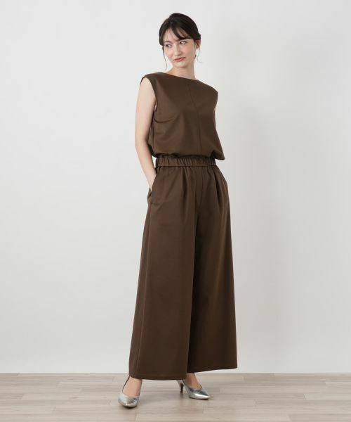 Leilian / レリアン その他パンツ | タックワイドパンツ【BOURGE】 | 詳細1