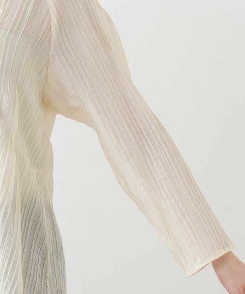 Leilian / レリアン シャツ・ブラウス | ウェーブカットカーディガン【大妻女子大学コラボ商品】 | 詳細9