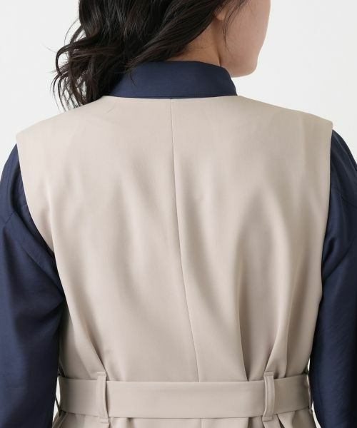 Leilian / レリアン テーラードジャケット | スカーフタイ付ジレ【大妻女子大学コラボ商品】 | 詳細10