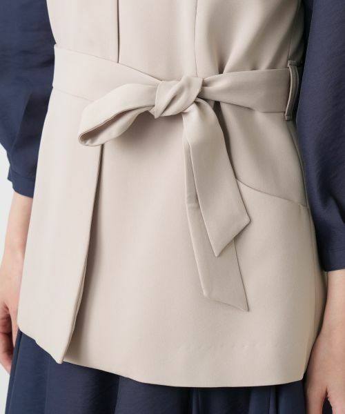 Leilian / レリアン テーラードジャケット | スカーフタイ付ジレ【大妻女子大学コラボ商品】 | 詳細12