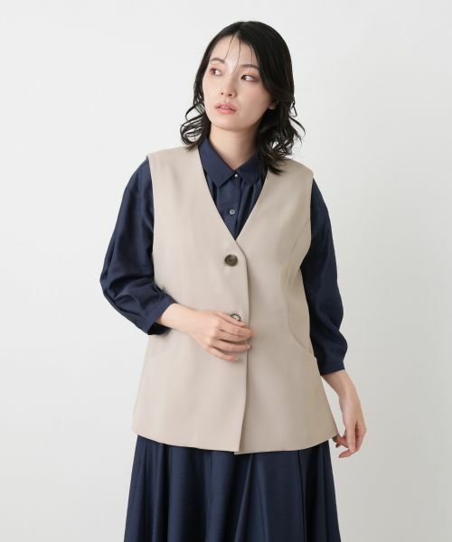 Leilian / レリアン テーラードジャケット | スカーフタイ付ジレ【大妻女子大学コラボ商品】 | 詳細5