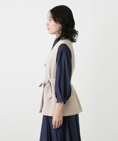 Leilian / レリアン テーラードジャケット | スカーフタイ付ジレ【大妻女子大学コラボ商品】 | 詳細7