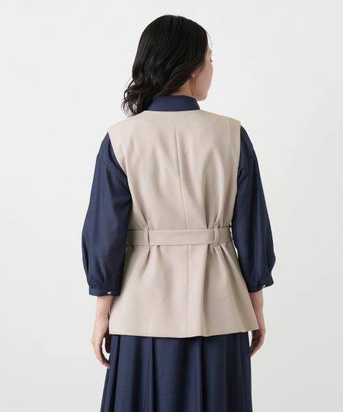 Leilian / レリアン テーラードジャケット | スカーフタイ付ジレ【大妻女子大学コラボ商品】 | 詳細8