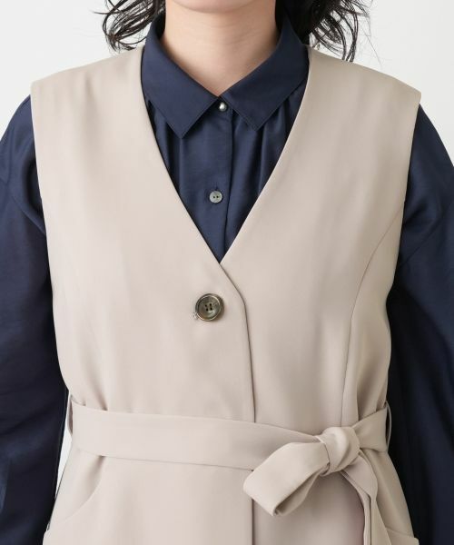 Leilian / レリアン テーラードジャケット | スカーフタイ付ジレ【大妻女子大学コラボ商品】 | 詳細9