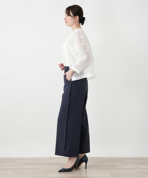 Leilian / レリアン その他パンツ | サイドオープンワイドパンツ【大妻女子大学コラボ商品】 | 詳細2