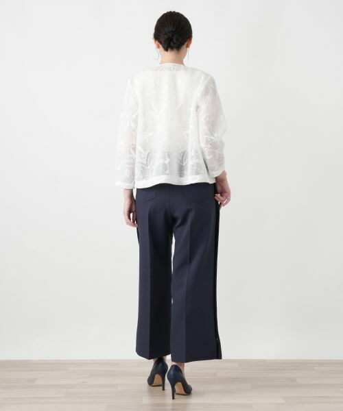 Leilian / レリアン その他パンツ | サイドオープンワイドパンツ【大妻女子大学コラボ商品】 | 詳細3