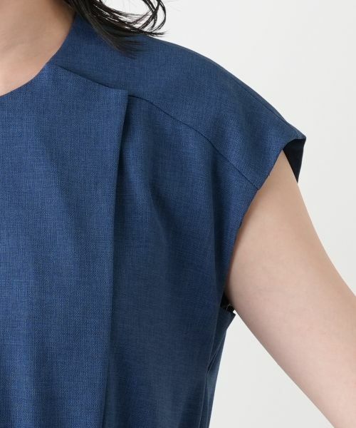 Leilian / レリアン ドレス | サイドプリーツワンピース【大妻女子大学コラボ商品】 | 詳細10