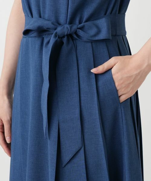 Leilian / レリアン ドレス | サイドプリーツワンピース【大妻女子大学コラボ商品】 | 詳細12