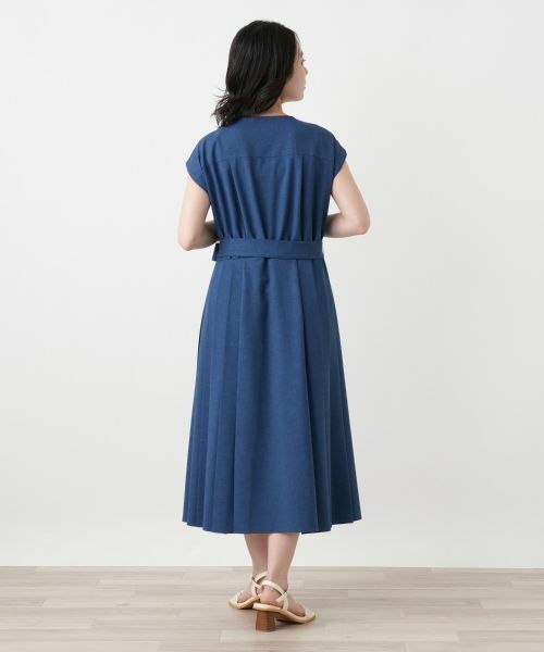 Leilian / レリアン ドレス | サイドプリーツワンピース【大妻女子大学コラボ商品】 | 詳細3