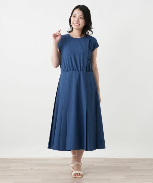 Leilian / レリアン ドレス | サイドプリーツワンピース【大妻女子大学コラボ商品】 | 詳細4