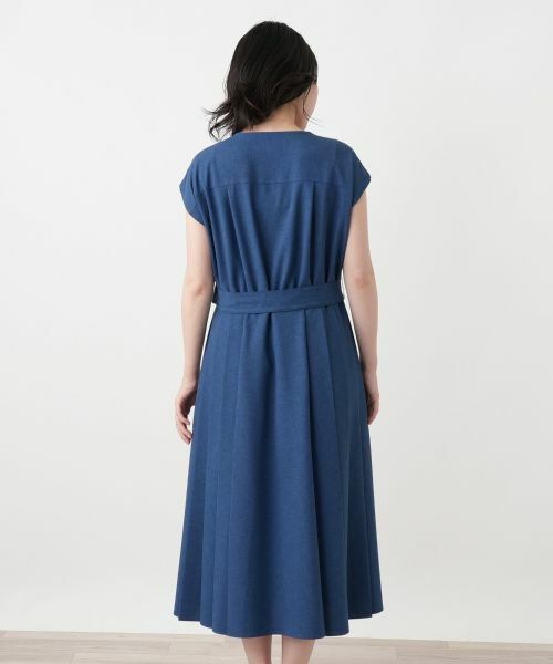 Leilian / レリアン ドレス | サイドプリーツワンピース【大妻女子大学コラボ商品】 | 詳細7