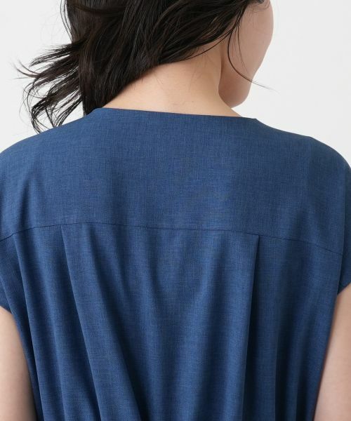 Leilian / レリアン ドレス | サイドプリーツワンピース【大妻女子大学コラボ商品】 | 詳細9