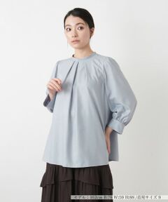 Leilian / レリアン シャツ・ブラウス | タックブラウス