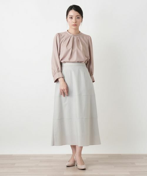 Leilian / レリアン シャツ・ブラウス | タックブラウス | 詳細1