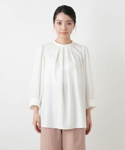 Leilian / レリアン シャツ・ブラウス | タックブラウス | 詳細10