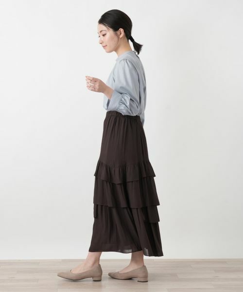 Leilian / レリアン シャツ・ブラウス | タックブラウス | 詳細5