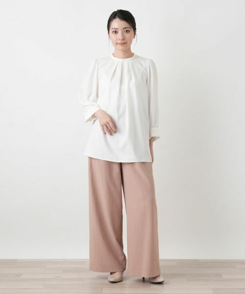 Leilian / レリアン シャツ・ブラウス | タックブラウス | 詳細7