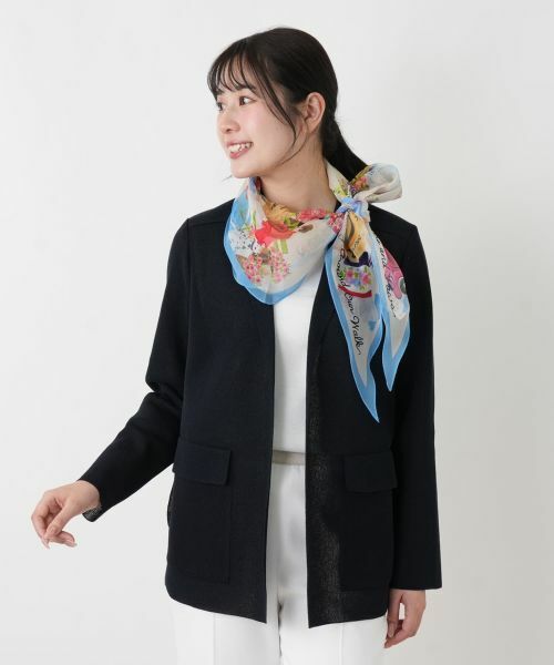 Leilian / レリアン バンダナ・スカーフ | シルクプリントスカーフ | 詳細4