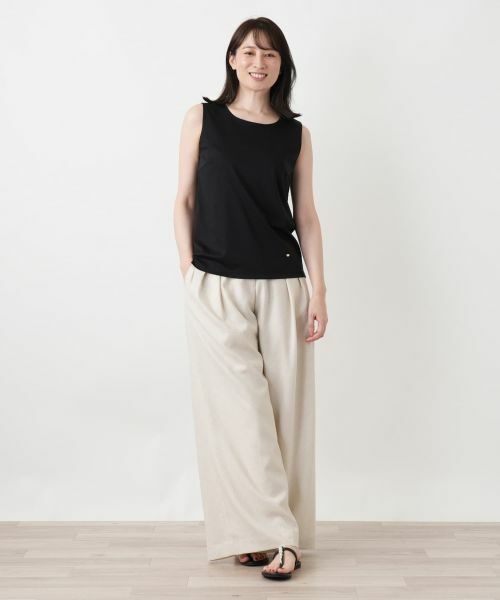 Leilian / レリアン カットソー | コットンタンクトップ | 詳細1