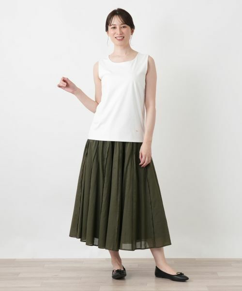 Leilian / レリアン カットソー | コットンタンクトップ | 詳細10