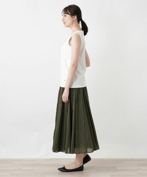 Leilian / レリアン カットソー | コットンタンクトップ | 詳細11