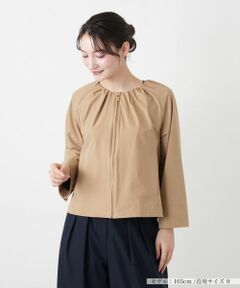 Leilian / レリアン その他アウター | ノーカラージップジャケット【Leilian WHITE LABEL】