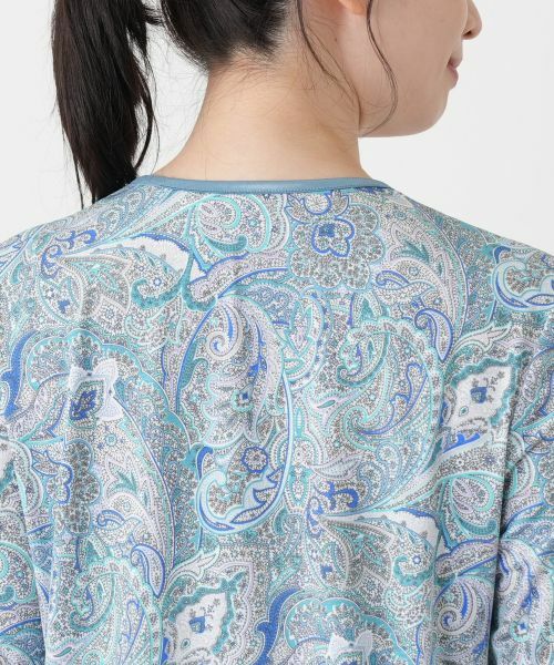 Leilian / レリアン カットソー | ペイズリー柄クルーネックカットソー | 詳細14