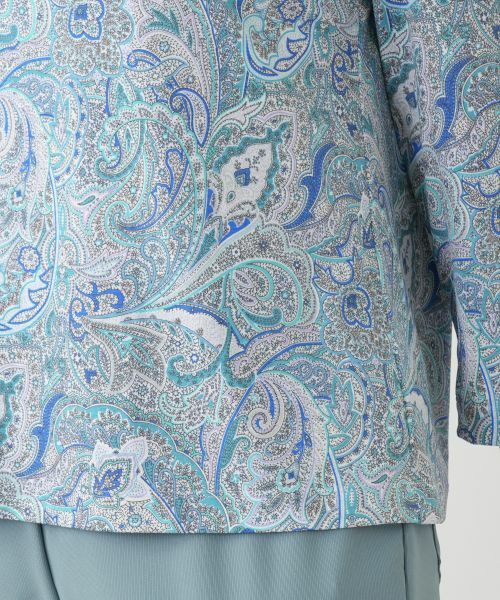Leilian / レリアン カットソー | ペイズリー柄クルーネックカットソー | 詳細16